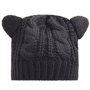 Warm knitted Wool Hat🐈‍⬛🖤